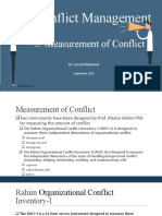 3. Measurement of Conflict