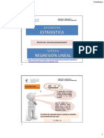 05 Estadistica Regresion Lineal - Ecuacion de La Recta - Coeficinete de Correlacion - Coeficiente de Determinacion