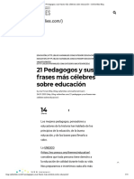 21 Pedagogos y Sus Frases Más Célebres Sobre Educación - ViaFamilies Blog