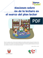 Orientaciones Sobre Mediación de La Lectura en El Marco Del Plan Lector