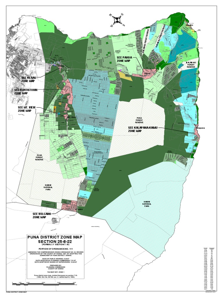 Puna District Zone Map PDF