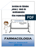 CÁLCULO GOTEO Y DILUCION FÁRMACOS GUÍA