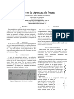 Infome de Apertura de Puerta Logica