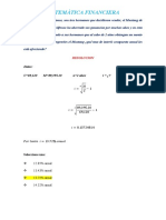 Matematica Financiera (2. P.e)