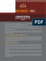 Convocatoria HOME MUSIC FEST AWARDS 23-1