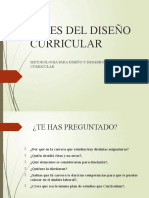 Fases Del Diseño Curricular