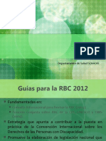 Componente Trabajo - Guías para La RBC OMS - 2012