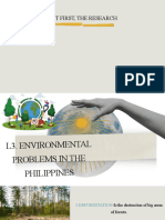 l3. Environmental Problems in The Philippines