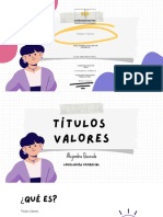 Títulos Valores