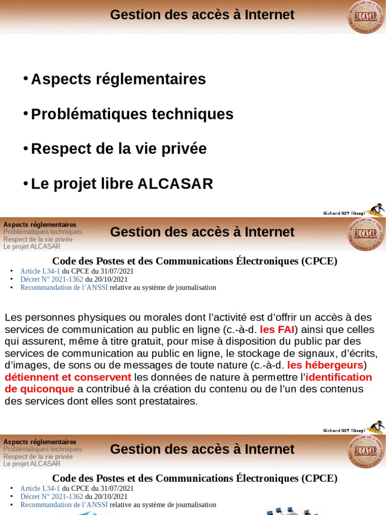 Gestion des accès Internet avec ALCASAR | PDF | l'Internet ...