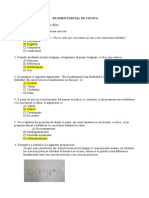 Examen Parcial de Logica - 2022 - Ii