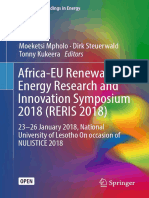Africa-EU RE Research and Innovation Symposium Proceedings 2018