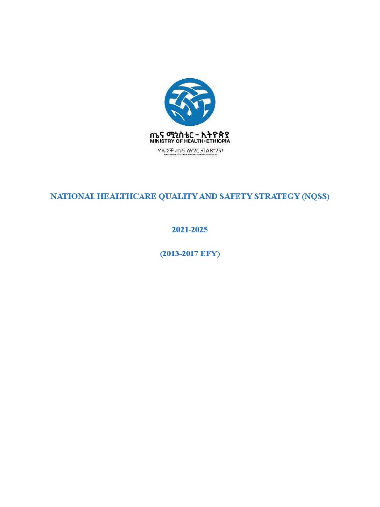5 Ethiopian National Healthcare Quality and Safety Strategy