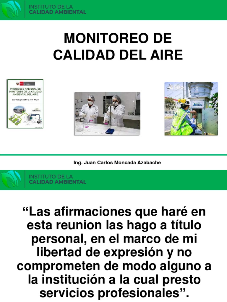 Monitoreo de Calidad del Aire Actual | PDF | La contaminación del aire ...