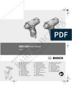 Instrukciq Akumulatoren Gaikovert Udaren Bosch GDR 120 Li 10823
