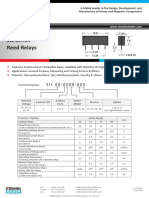 SIL Series Reed Relays: S I L 0 0 - 0 X 0 0 - 0 0 X