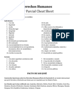 Derechos Humanos 1er Parcial Cheat Sheet