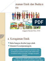 Keragamanan Etnik Dan Budaya Indonesia