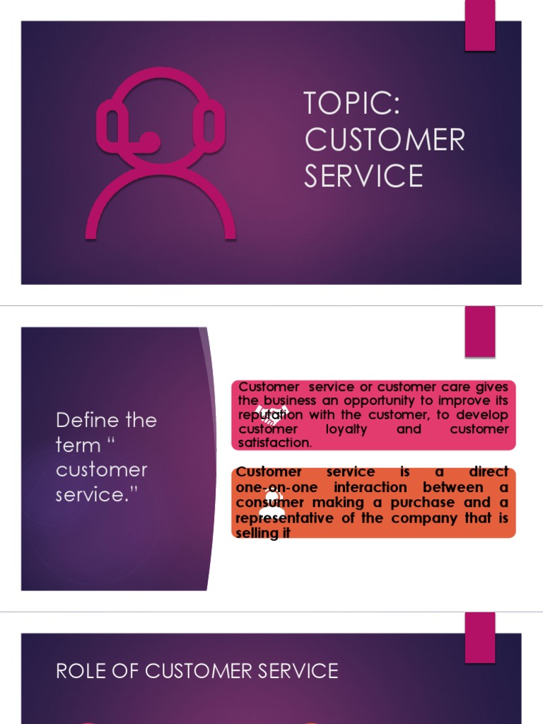 Customer Service PDF Customer Customer Satisfaction
