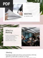 MEETING - WK 5