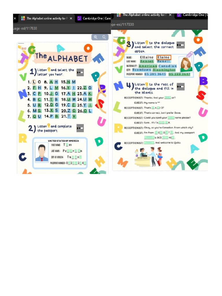 Alphabet 1 | PDF