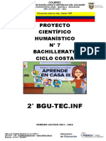 Proyecto General Interdisciplinario No7 - Segundos Bgu - Ciencias-Tecnico - Semana 1