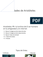 Actividades de Aristóteles