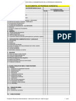 Check List de Documentos Del Consorcio