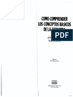 Libro Como Comprender Los Conceptos Basicos de La Economia