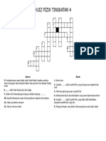 Kuiz Fizik Tingkatan 4 - Crossword Puzzle