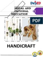 Pdfcoffee.com Sptve10 Handicraft10 q1 Week1 Day1 Module1 PDF Free