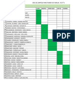 ROL DE ASEOS DEL GRUPO DE 6o. G