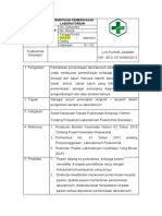 Sop Permintaan Pemeriksaan Laboratorium