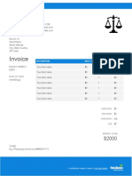 Law Firm Word Invoice1