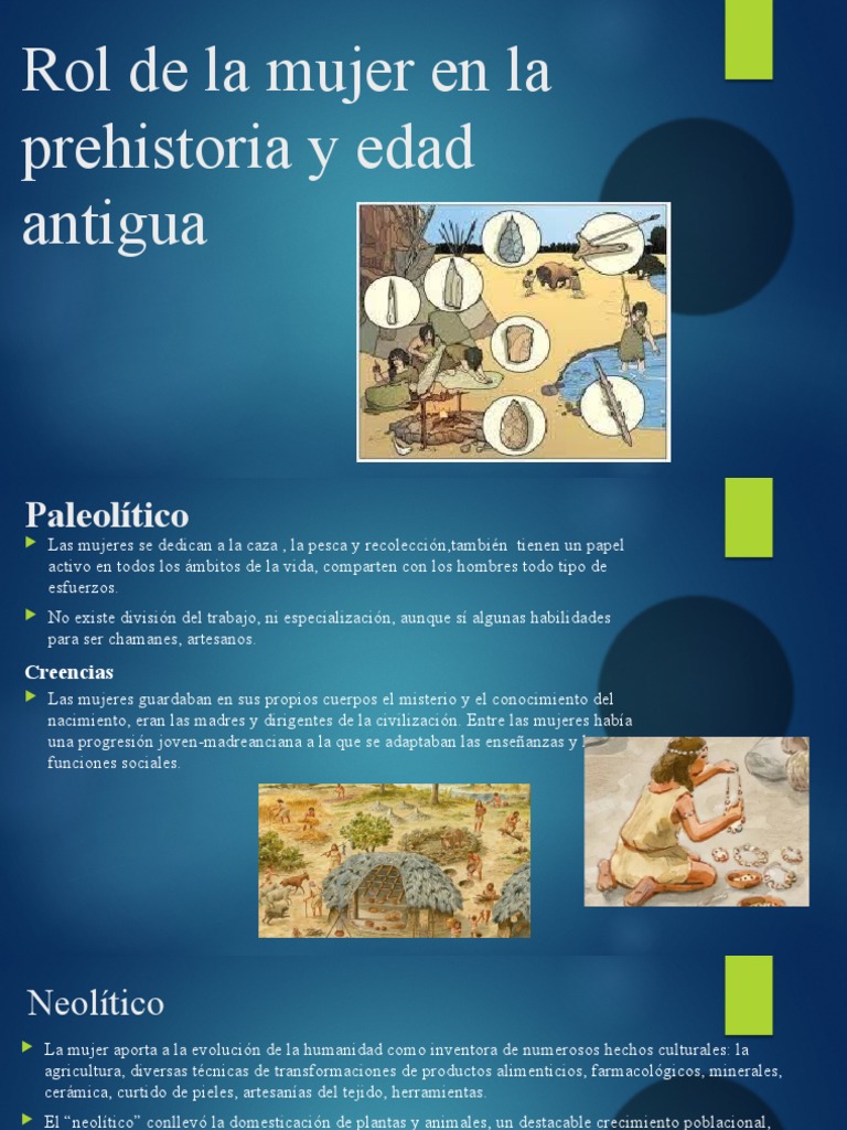 Rol de la mujer en prehistoria y antigüedad | PDF | Mujer | Matrimonio