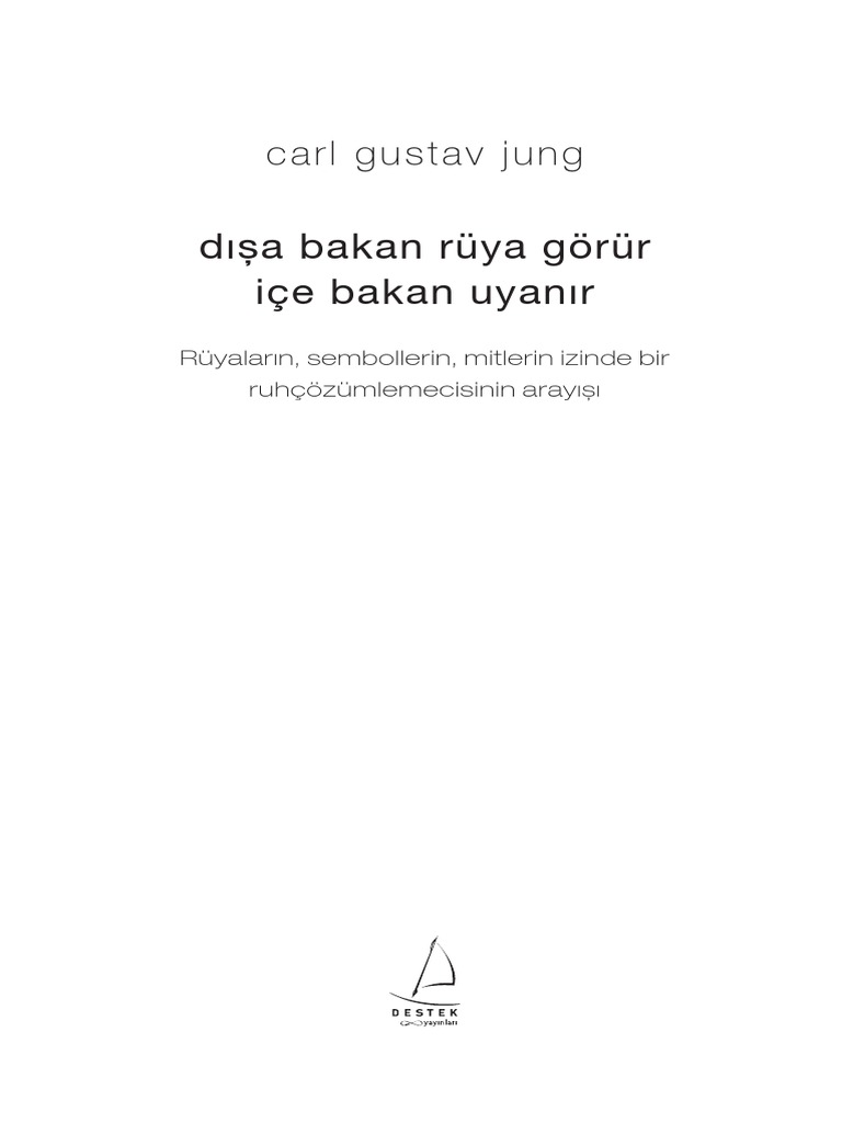 Disa Bakan Ruya Gorur Ice Bakan Uyanir Carl Gustav Jung | PDF