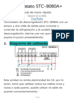 STC 8080A+ Thermostat User Manual in Spanish