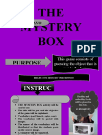 THE MYSTERY BOX Octavo