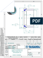 Cuerpo Exterior Buje Rodillo para Mesa 11" Perforadora SKF: Plano de Soldadura