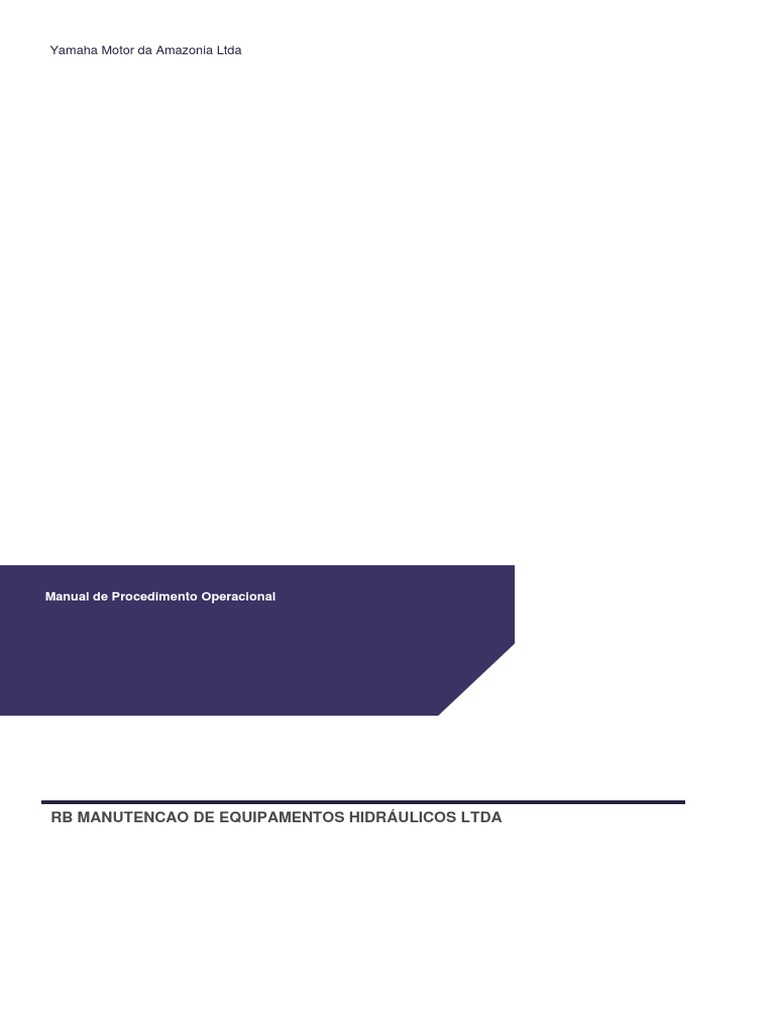 Yamaha Motor Da Amazonia Ltda PDF Parafuso Rotação