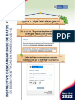 Instructivo Descargar Base de Datos de Dosis Registradas en PAIWEB PTT