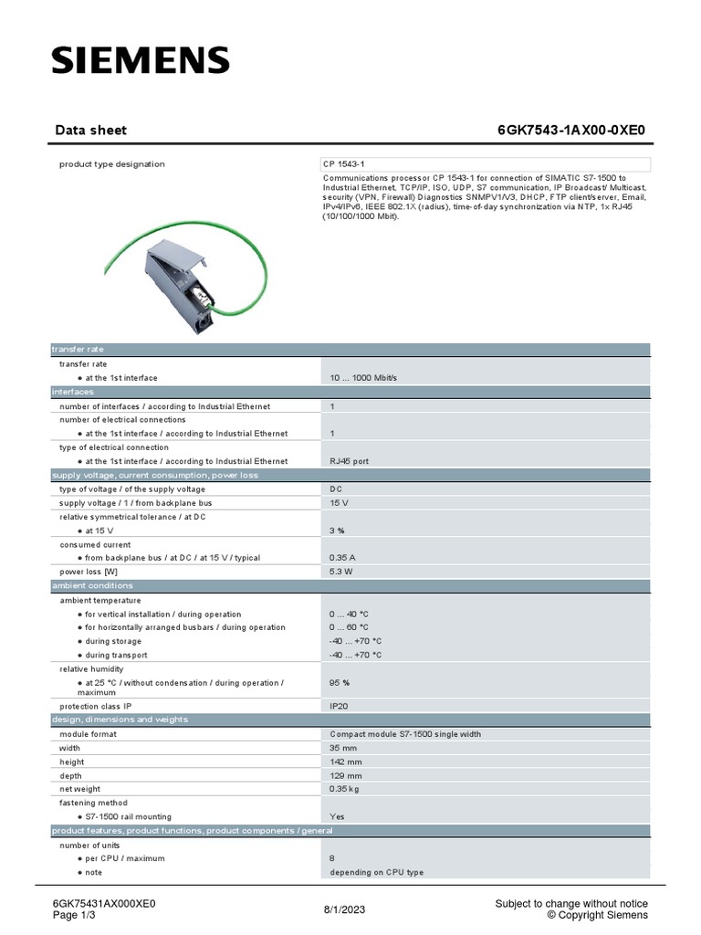 6GK75431AX000XE0 Datasheet en | PDF | File Transfer Protocol | Internet ...