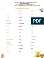 Kisi-Kisi Spelling Bee