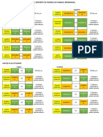 Fixture Del Deporte de Padres de Familia