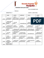 Horario Escolar Uaeh Segundo