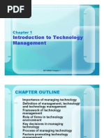 Introduction To Technology Management: BJTH3063 Chapter 1 1