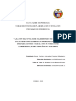 Articulo VARIACIÓN DEL NIVEL DE PH DEL HIDRÓXIDO DE CALCIO Y SU