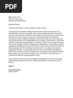 Date: June 26, 2023 To: Ma'am Clayr Lu-Ang