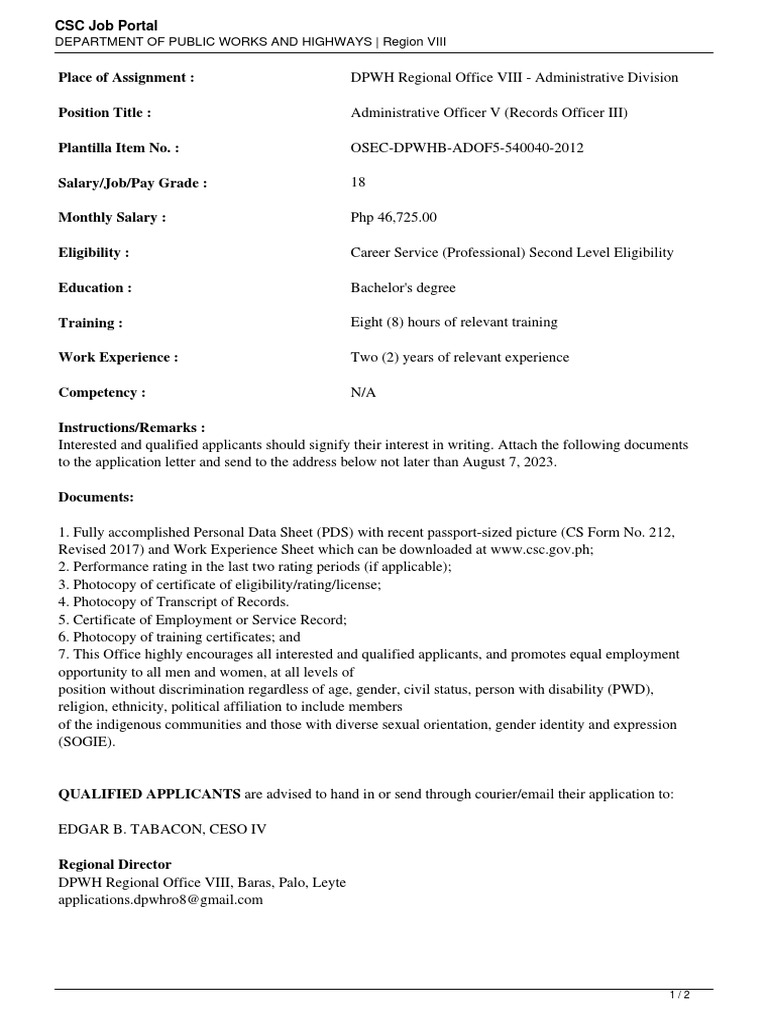 department-of-public-works-and-highways-administrative-officer-v