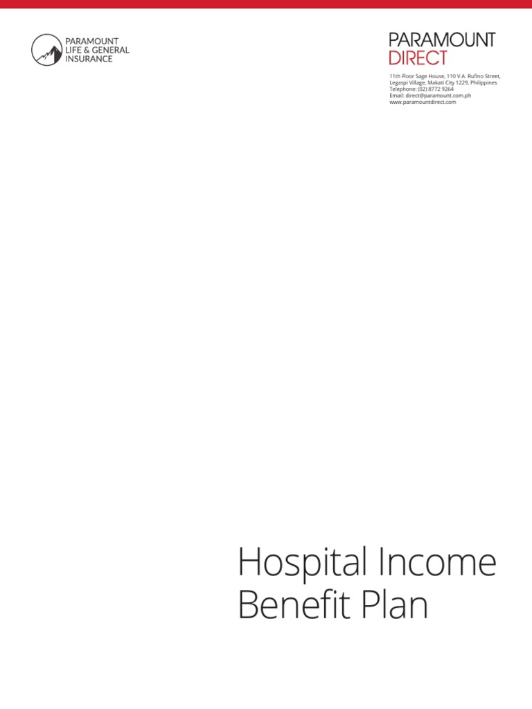 What Is Hospital Income Benefit Plan? – GSDQ